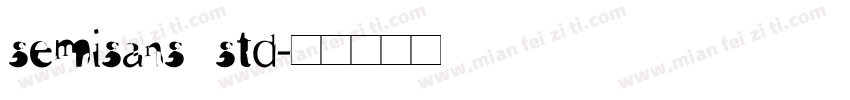 semisans std字体转换